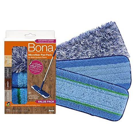 3 Pack Bona Microfiber Cleaning Pad