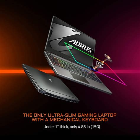 AORUS 15G (WB) Performance Gaming Laptop, 15.6-inch FHD 240Hz IPS, GeForce RTX 2070 Max-Q, 10th Gen Intel i7-10875H, 16GB DDR4, 512GB NVMe SSD (AORUS 15G WB-8US2130MH)