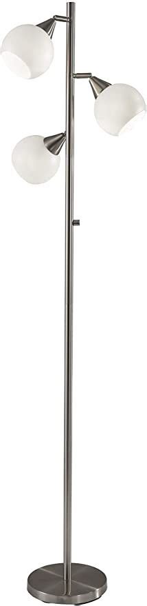 Adesso Home 1533-22 Transitional Three Light Table Lamp in Pwt, Nckl, B/S, Slvr. Finish, 16.00 inches, Brushed Steel