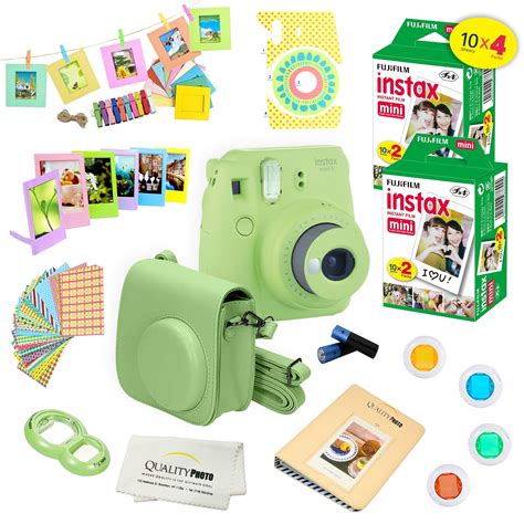 Get Special Price Alohallo 15 in 1 Mini 9 Camera Accessories Set for Fujifilm Instax Mini 9/ Mini 8/ Mini 8+ Camera - Starry Sky B