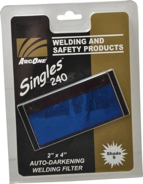 Best Cyber Deals 🔥 ArcOne S240-9 Horizontal Single Auto-Darkening Filter for Welding, 2 x 4", Shade 9