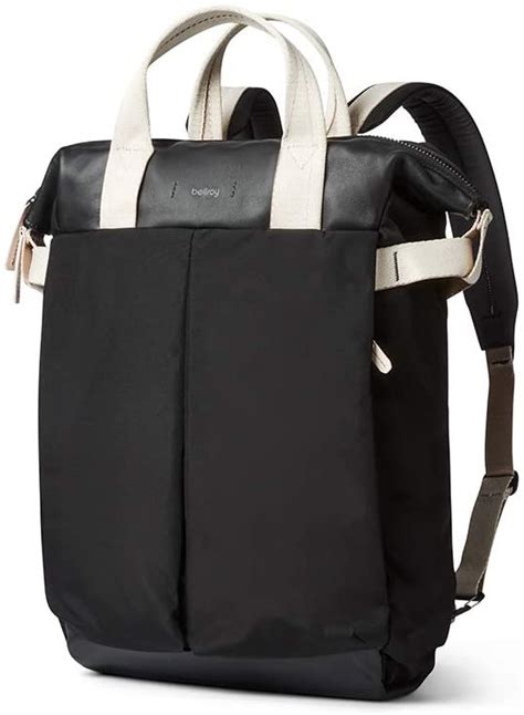 Flash Deals - 70% OFF Bellroy Tokyo Totepack Premium (Leather Backpack and Tote Bag, 13" Laptop, Tablet, Notes, Cables, Drink Bottle, Spare Clothes, Everyday Essentials) - Black Sand