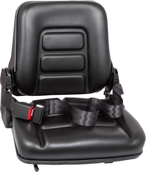 Exclusive Discount 60% Price Bestauto Universal Adjustable Forklift Seat with Safety Belt, Full Suspension Seat Replacement for Heavy Mechanical Seat