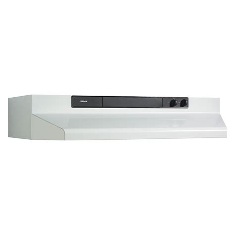 Broan-NuTone 463601 Under-Cabinet Range Hood with Infinitely Adjustable Speed Control, 36-Inch, White