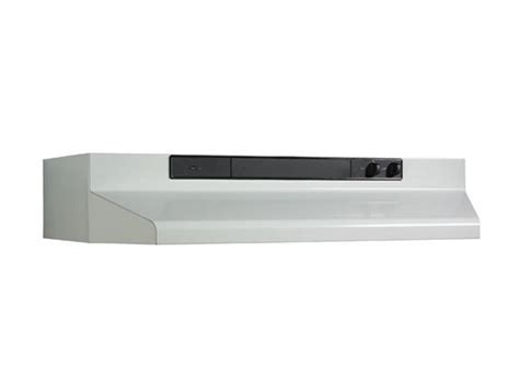 Broan-NuTone 463601 Under-Cabinet Range Hood with Infinitely Adjustable Speed Control, 36-Inch, White
