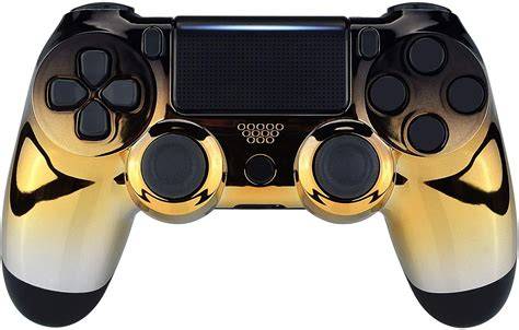 Chrome Gold Wireless Custom Controller for Playstation 4 PS4
