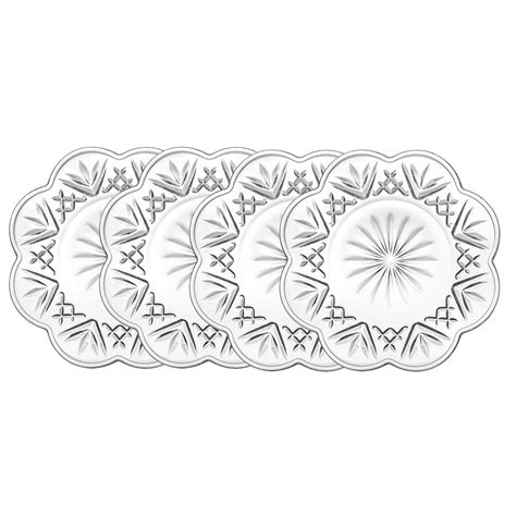Godinger Set of 4 Dublin Canape Plates
