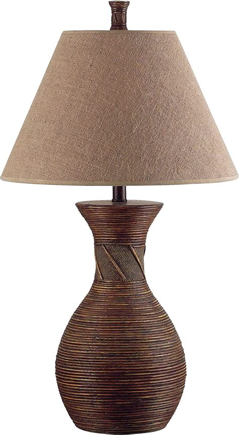 Kenroy Home 20390NR Santiago Table Lamps, Large, Natural Reed