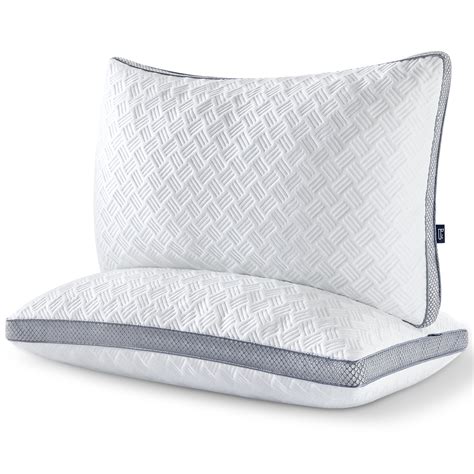🔥 Lavender Luxury. Shredded Memory Foam Pillow for Sleeping with Gel Fiber Blend. Bed Pillows for Sleeping with Removable Zipper Cover. Organic Lavender Leaf Packets. CertiPur-US.