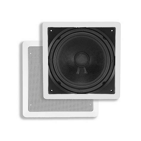 Flash Sale Monoprice in-Wall Speaker - 10 Inch Passive Subwoofer, 200 Watts Maximum (Single) - Aria Series