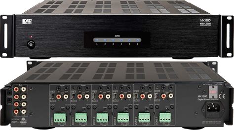 OSD Audio 6 Zone 12-Channel Digital Amplifier, 80W/Channel, Distributed Audio & Home Theater - MX1280