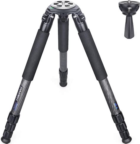 New Deal Portable Carbon Fiber Tripod-INNOREL LT324C Professional Heavy Duty Tripod Stand with 75mm Adapter for Camera,Bird Photography,DSLR,Max Load 66pounds/30kg,Max Height 57inches/146cm