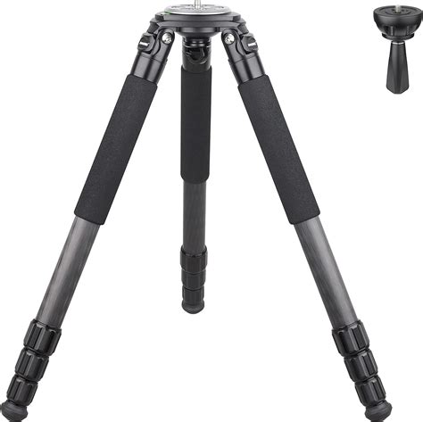 New Deal Portable Carbon Fiber Tripod-INNOREL LT324C Professional Heavy Duty Tripod Stand with 75mm Adapter for Camera,Bird Photography,DSLR,Max Load 66pounds/30kg,Max Height 57inches/146cm