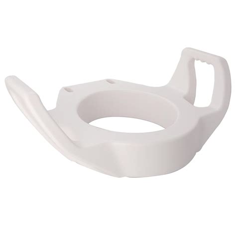 Super Sale SP Ableware Maddak Bath Safe Elevated Toilet Seat with Arm (725753211), 3-1/2" Standard