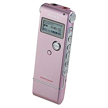 Sony ICD-UX70 Digital Voice Recorder - Pink
