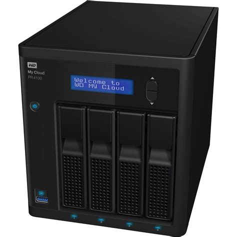 Best Seller WD 24TB My Cloud Pro Series PR4100 Network Attached Storage - NAS - WDBNFA0240KBK-NESN