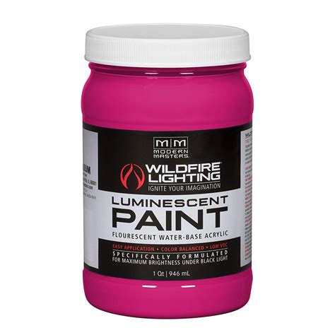 Wildfire Magenta Visible Black Light Paint, 32 Ounce Bottle