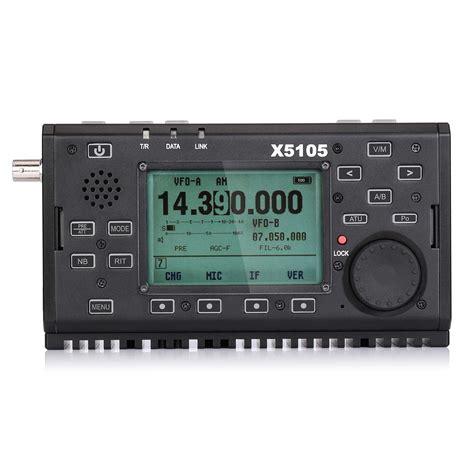 Xiegu X5105 QRP HF Transceiver Amateur Ham Radio VOX SSB CW AM FM RTTY PSK 0.5-30MHz 50-54MHz 5W with USB Cable CE-19 Expansion Card (2019 Upgraded Version)