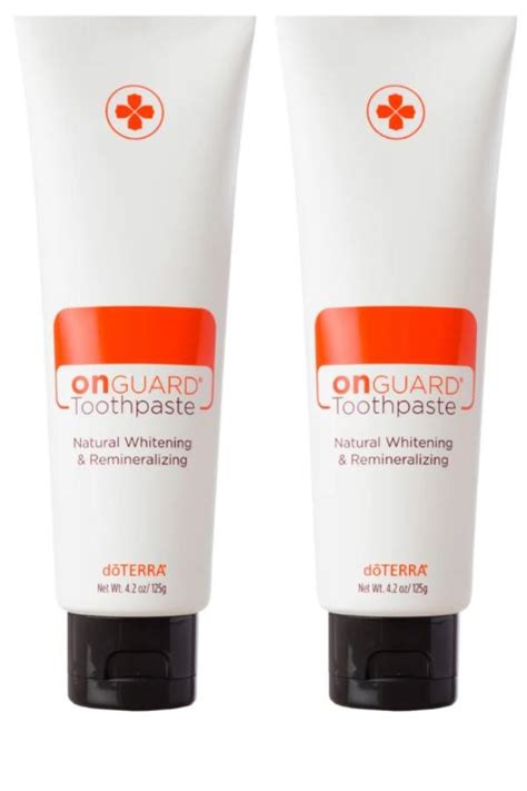 doTERRA - On Guard Natural Whitening Toothpaste - 4.2 oz (2 Pack)